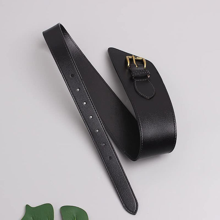 Girdle Waistband Women's Genuine Leather Corset Belt