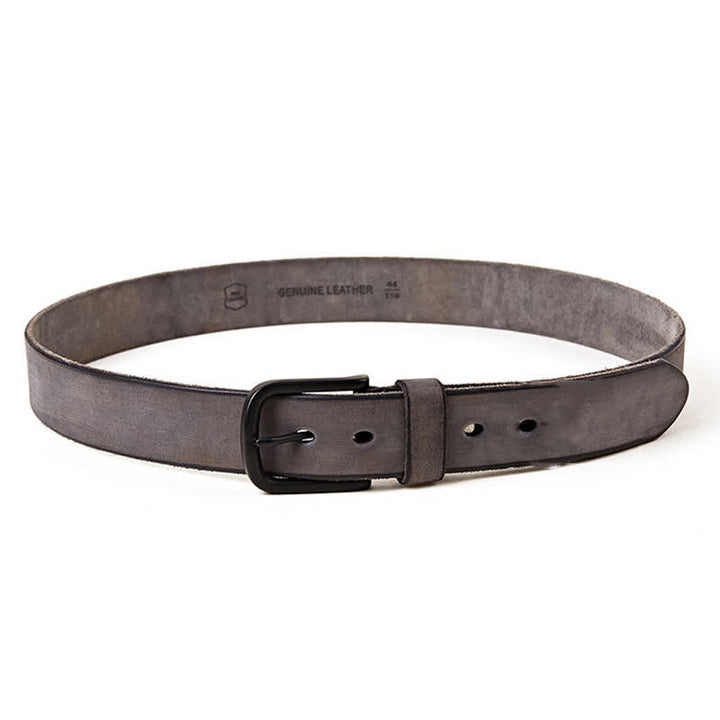 Men's Minimalist Style Dull Polish Leather Belt