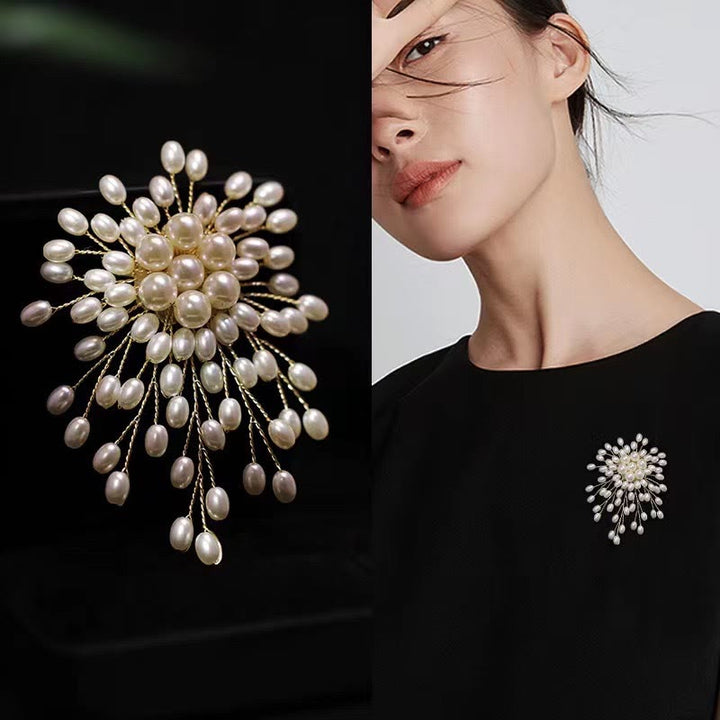 Elegant Imitation Pearl Brooch For Women Wedding Accessories