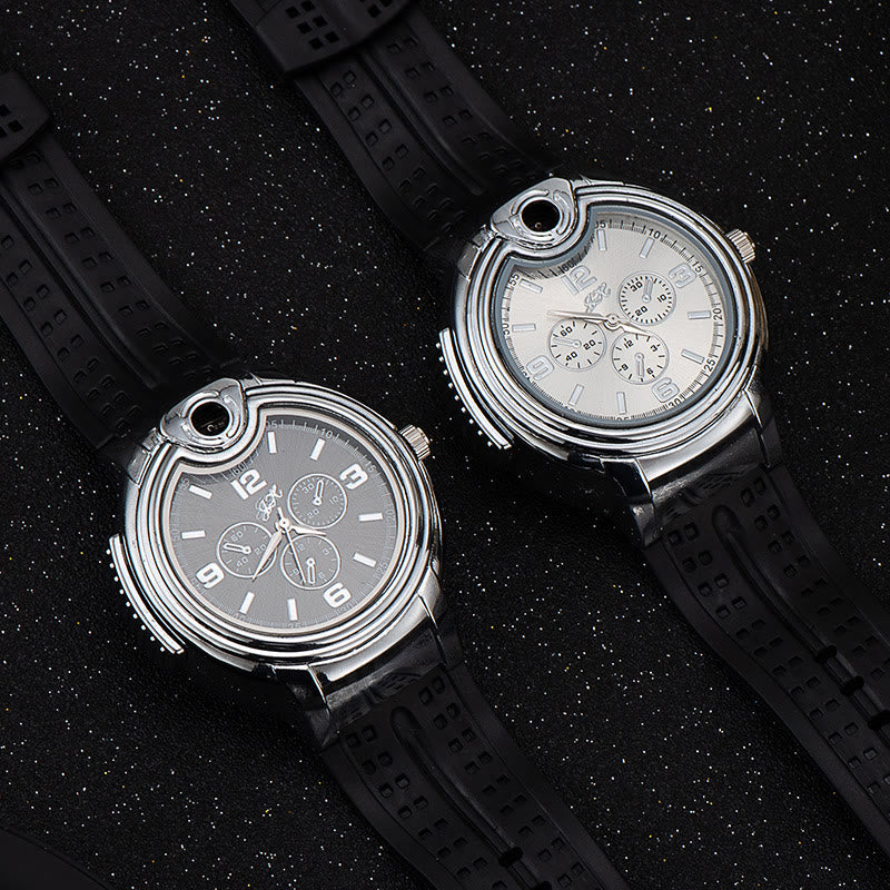 Luxurious Wrist Watch Refillable Butane Lighter