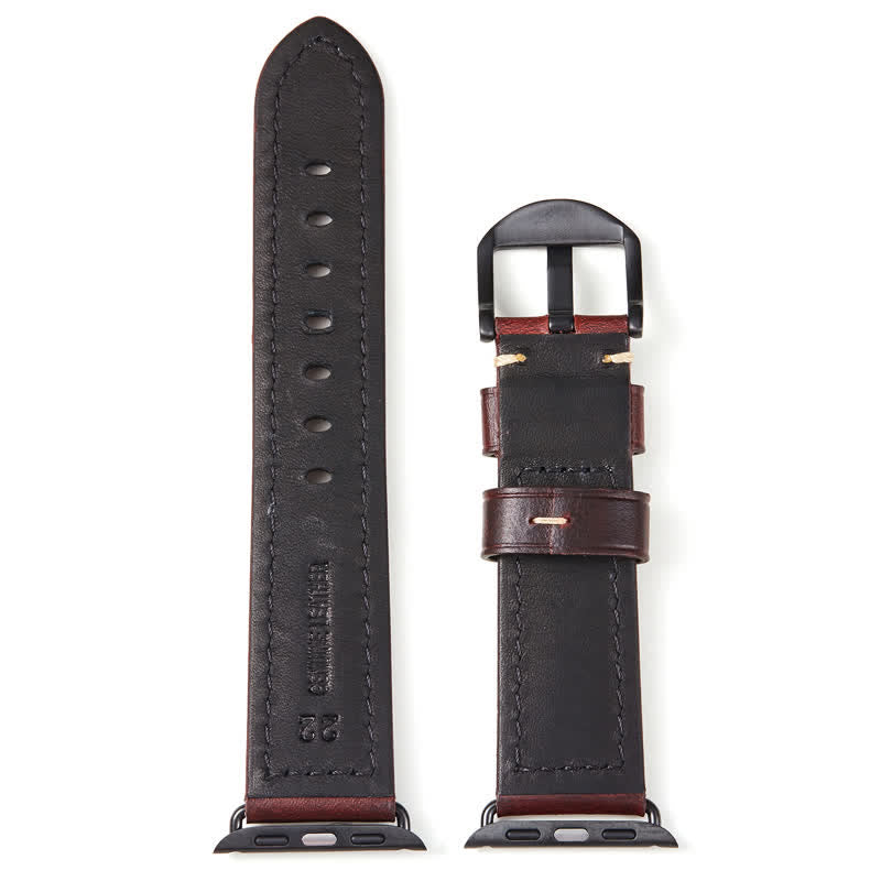 Classic Vintage Oil Wax Leather Watch Band