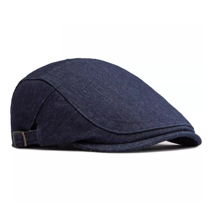 Classic Denim Adjustable Golf Flat Hat Beret Cap