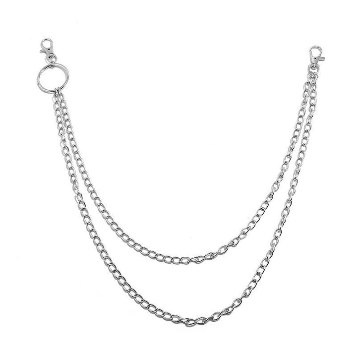 Punk Belt Chain Three Layers Gothic Waist Chain