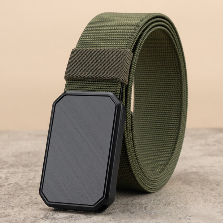 Men's Stretch Nylon Magnet Buckle Belt