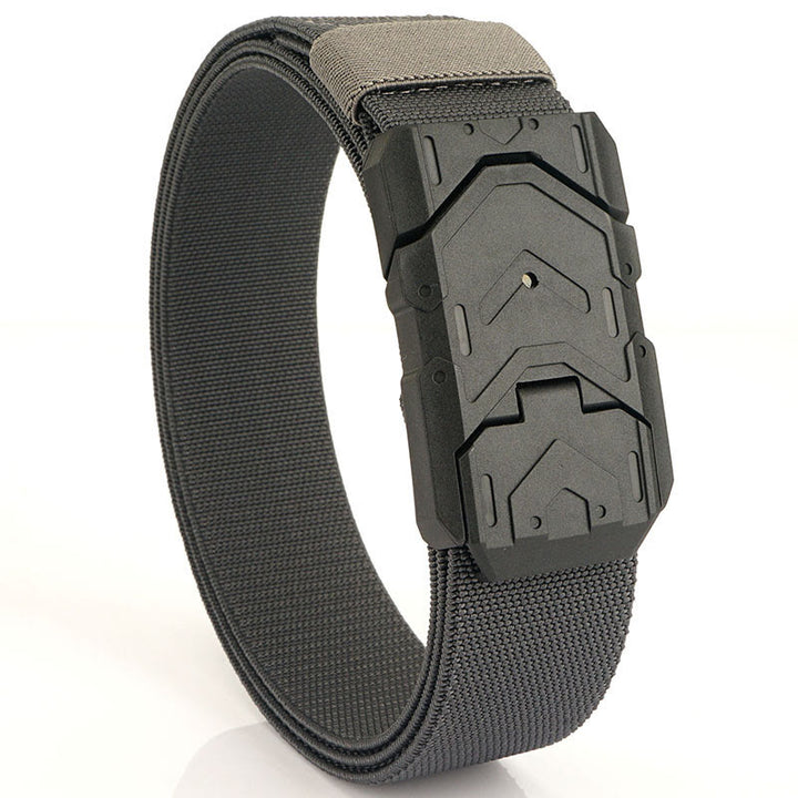 Men's Quick Release Magnetic Buckle Stretchable Nylon Belt