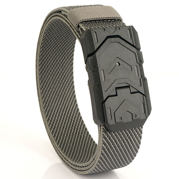 Men's Quick Release Magnetic Buckle Stretchable Nylon Belt