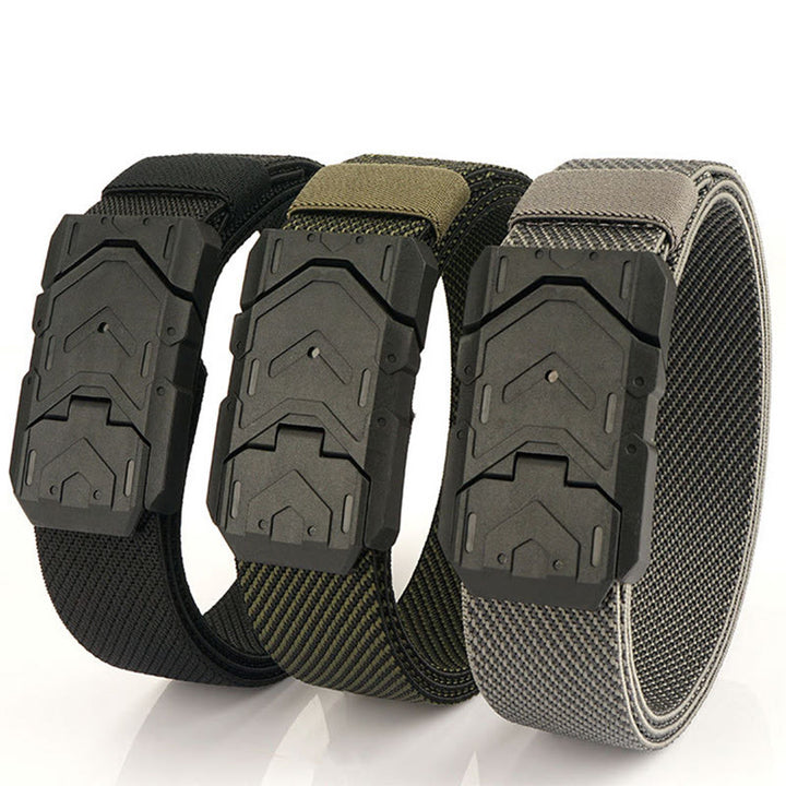 Men's Quick Release Magnetic Buckle Stretchable Nylon Belt