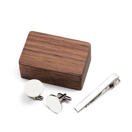 Custom Your Text Wedding Tie Bar Cufflinks For Mens Wear - image 9