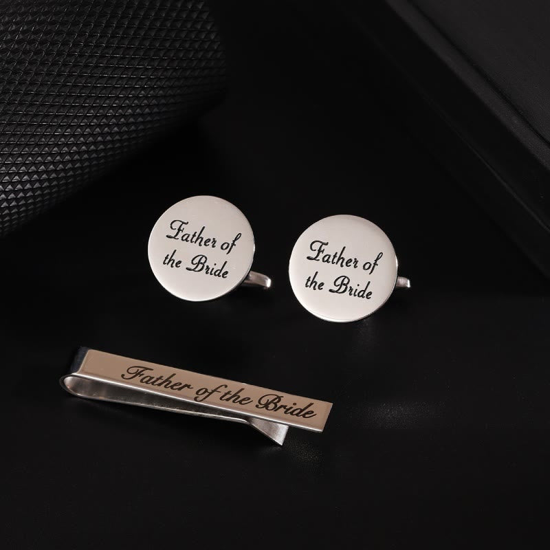 3pcs Set Groomsman Tie Clip For Wedding Suit
