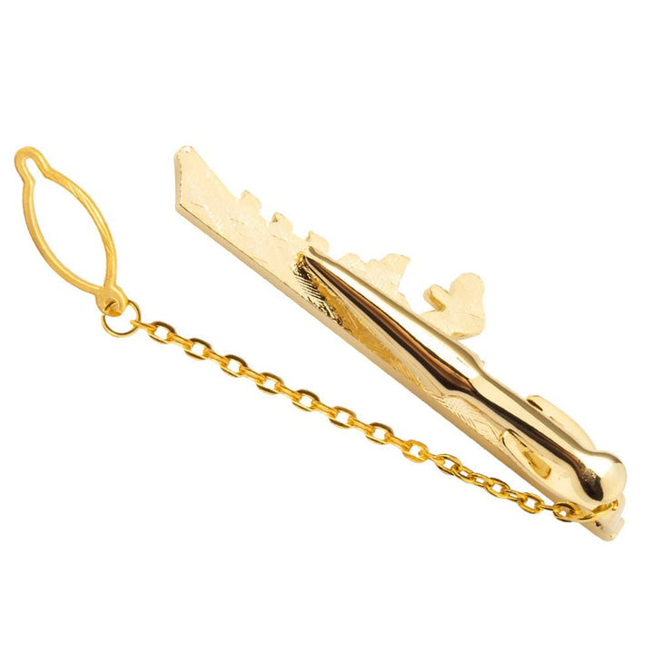 Warship Shape With Anchor Tie Clip For Suit - image 5