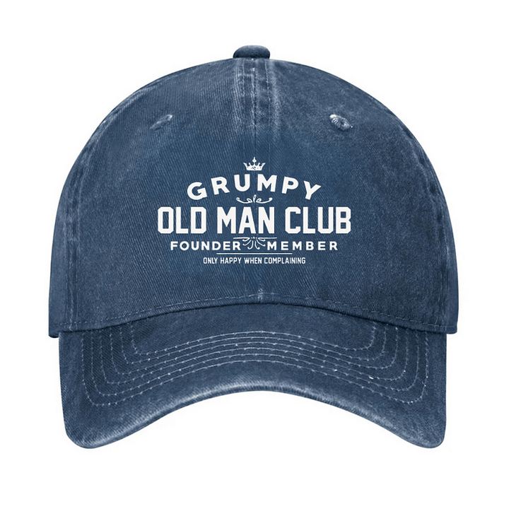 Grumpy Old Man Club Adjustable Baseball Cap