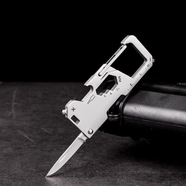 6 In 1 EDC Outdoor Portable Tool Folding Mini Knife Keychain