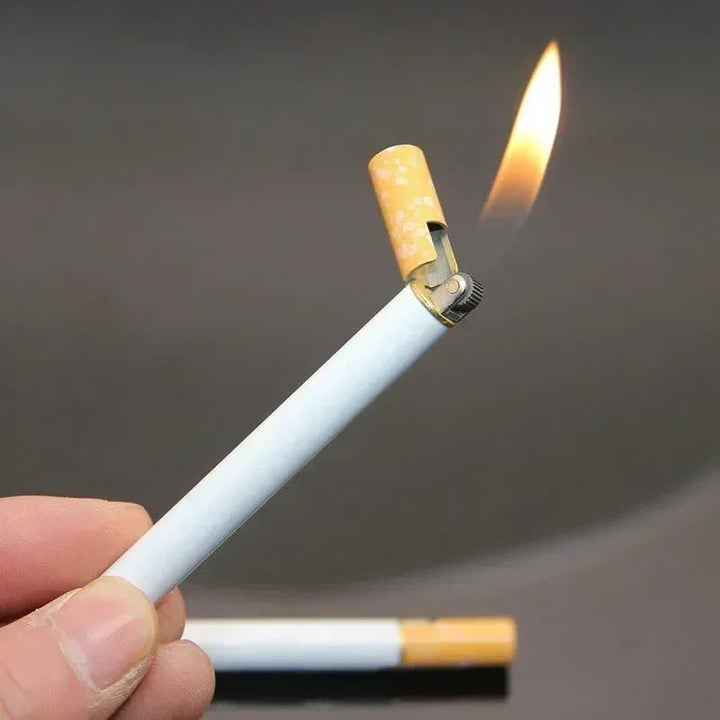 Creative Mini Metal Cigarette-Shaped Butane Lighter