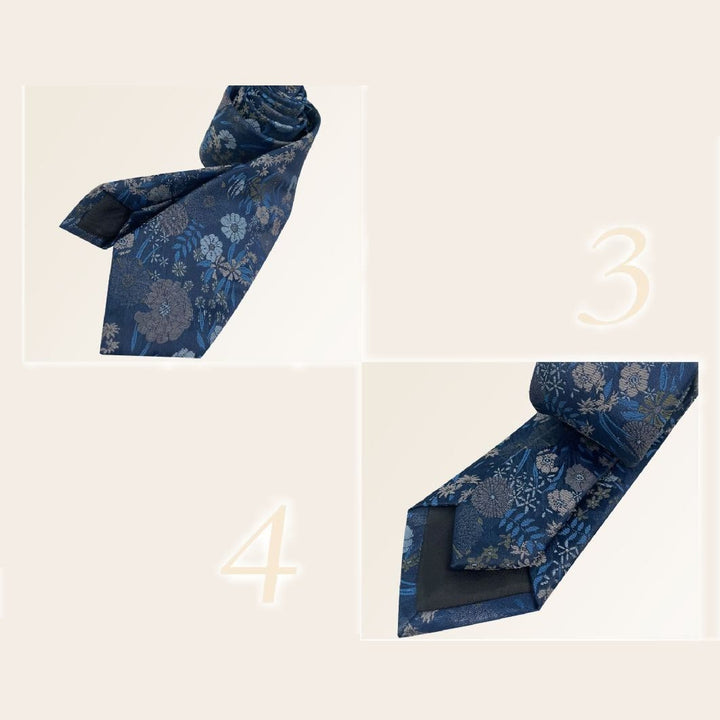 Men's Holiday Style Floral Polyester Necktie - image 9