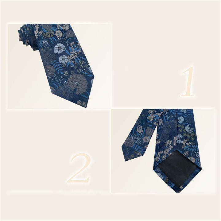 Men's Holiday Style Floral Polyester Necktie - image 8