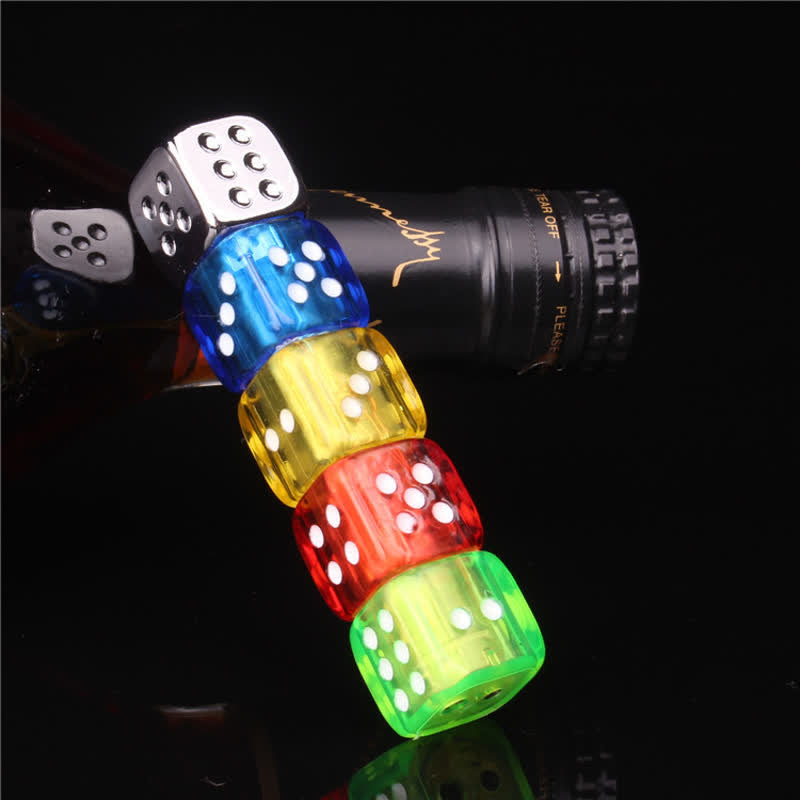 Creative Innovative Shape Mini Metal Butane Lighter - Dice - image 2