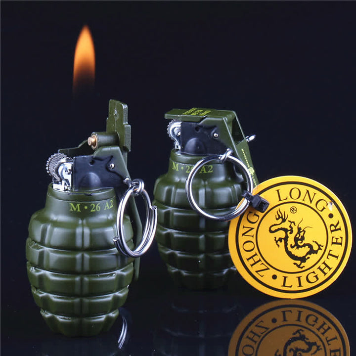 Creative Innovative Shape Mini Metal Butane Lighter - Grenade #1 - image 20