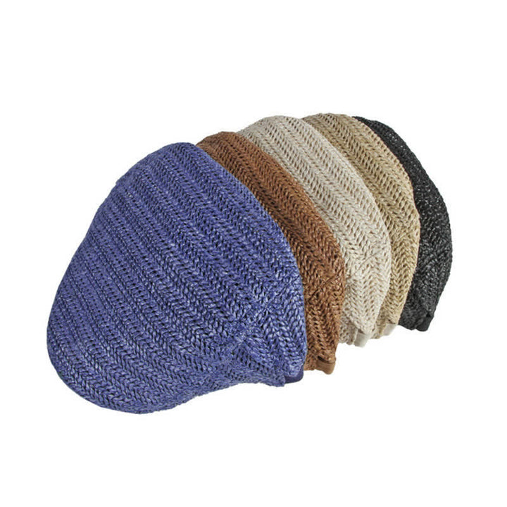 Summer Sunshade Weave Beret Cap - image 3