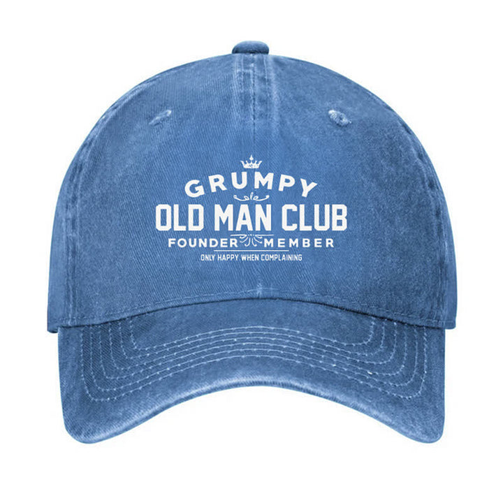Grumpy Old Man Club Adjustable Baseball Cap