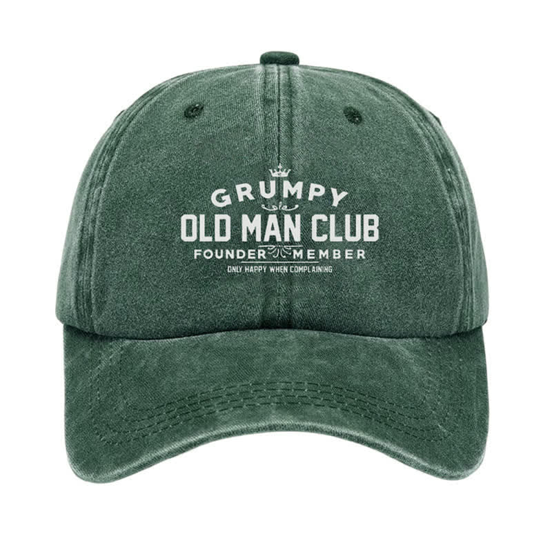 Grumpy Old Man Club Adjustable Baseball Cap