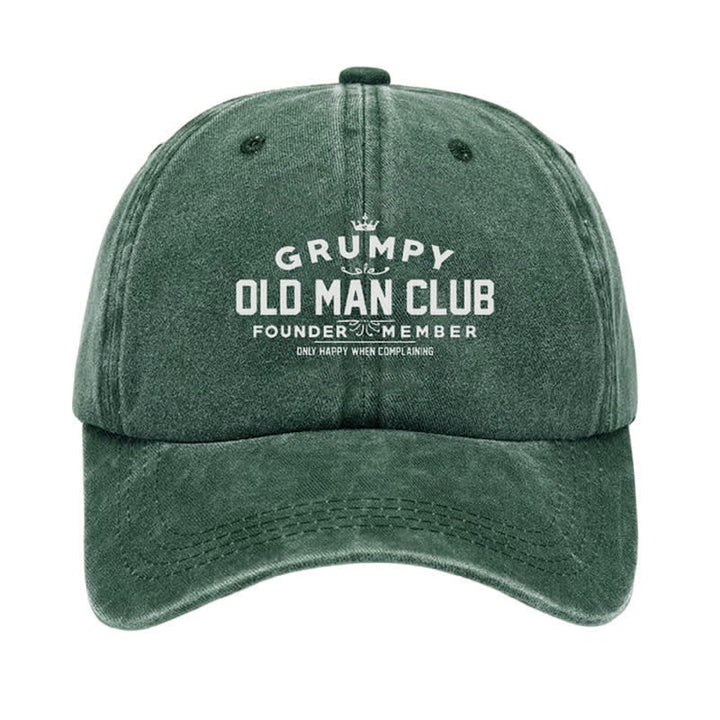 Grumpy Old Man Club Adjustable Baseball Cap