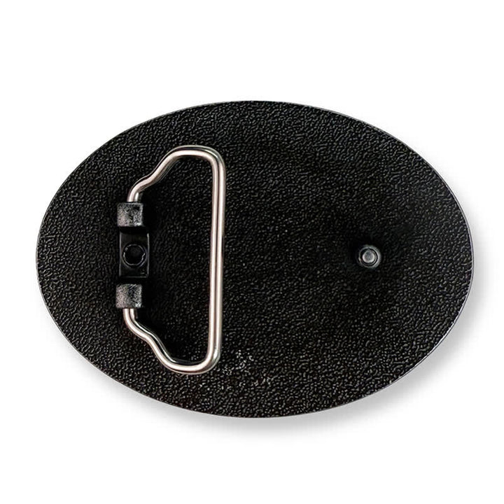 Round Custom Engraved Name Monogram DIY Buckle Leather Belt - image 4