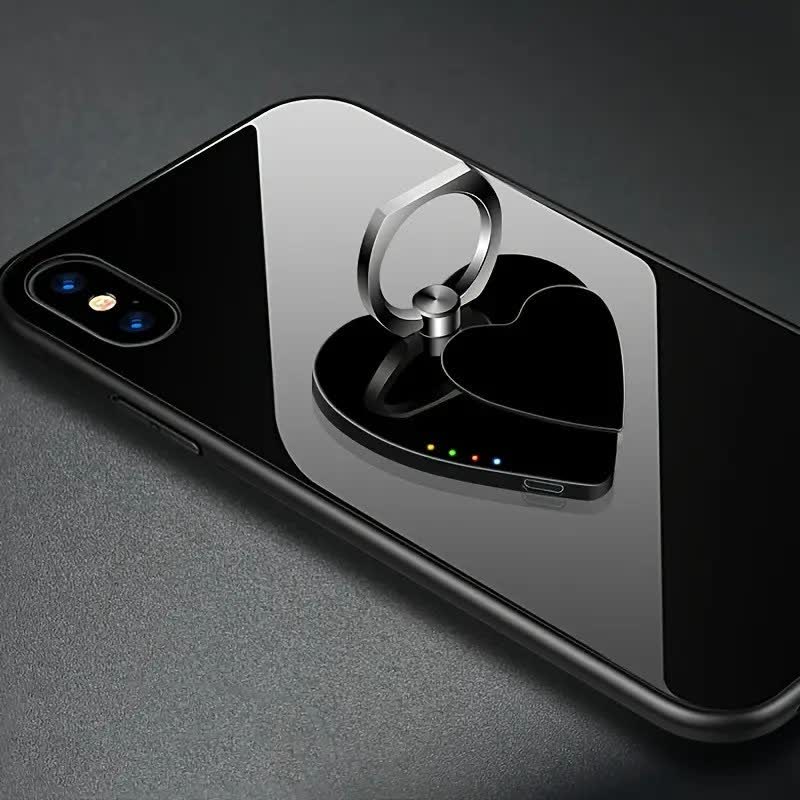 Heart Phone Stand Ring Buckle Rechargeable Electric Lighter