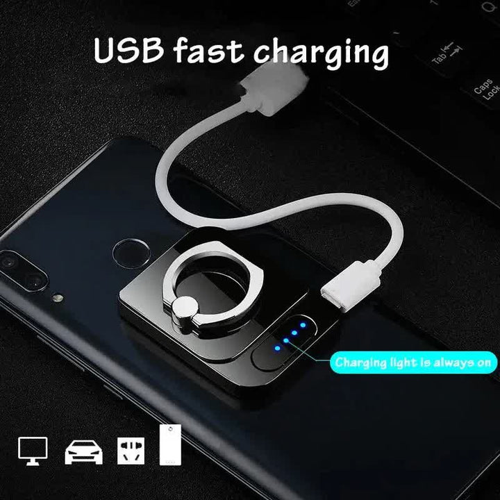 Square Phone Holder Touch Control Rechargeable Electric Lighter