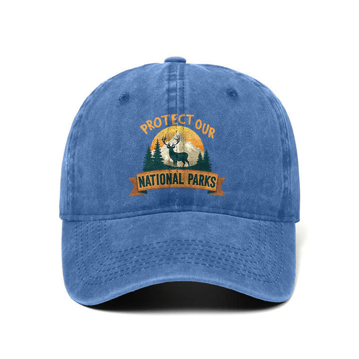 Protect Our National Parks Deer Resist Adjustable Baseball Cap