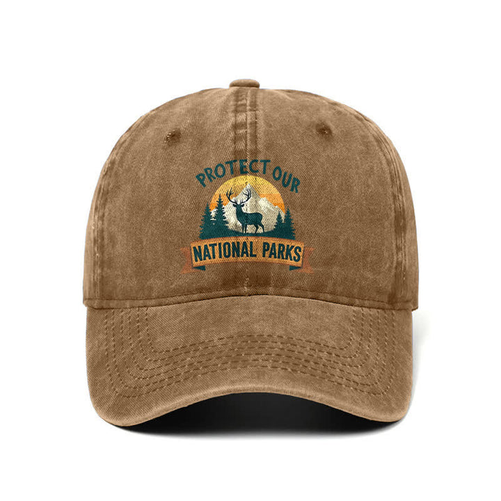 Protect Our National Parks Deer Resist Adjustable Baseball Cap