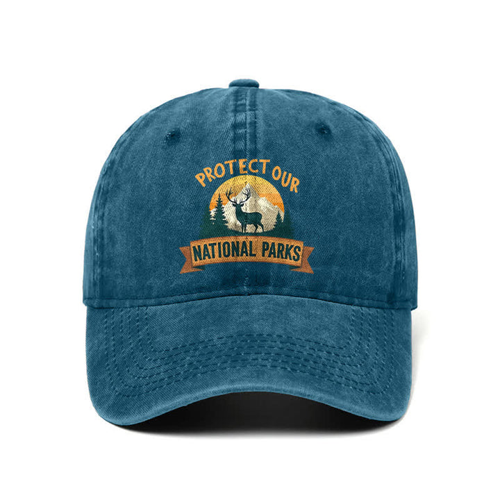 Protect Our National Parks Deer Resist Adjustable Baseball Cap