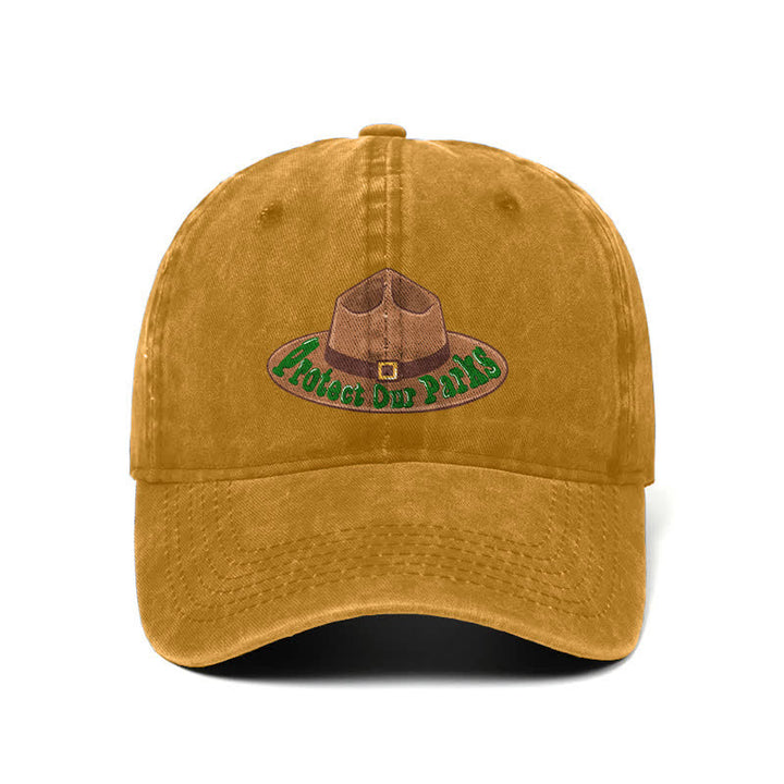 Protect Our Parks Cowboy Hat Print Adjustable Baseball