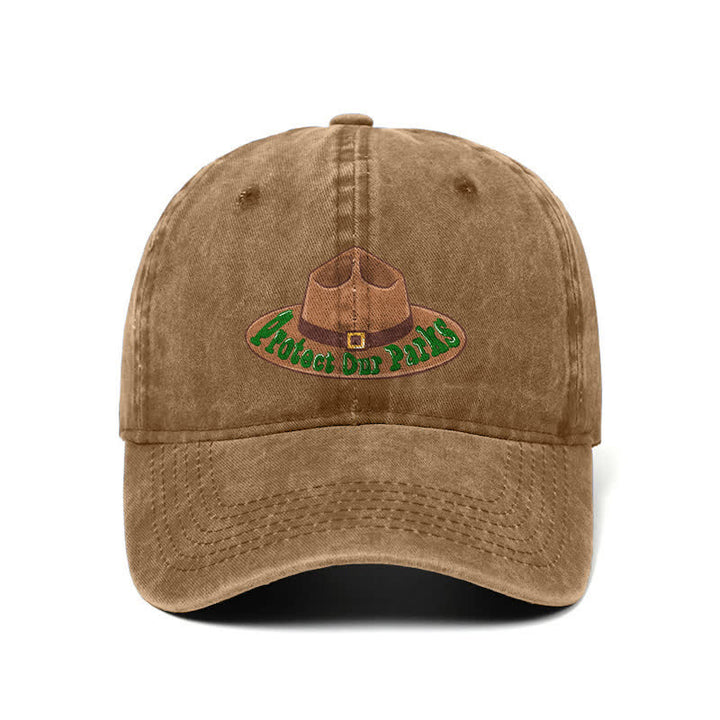 Protect Our Parks Cowboy Hat Print Adjustable Baseball