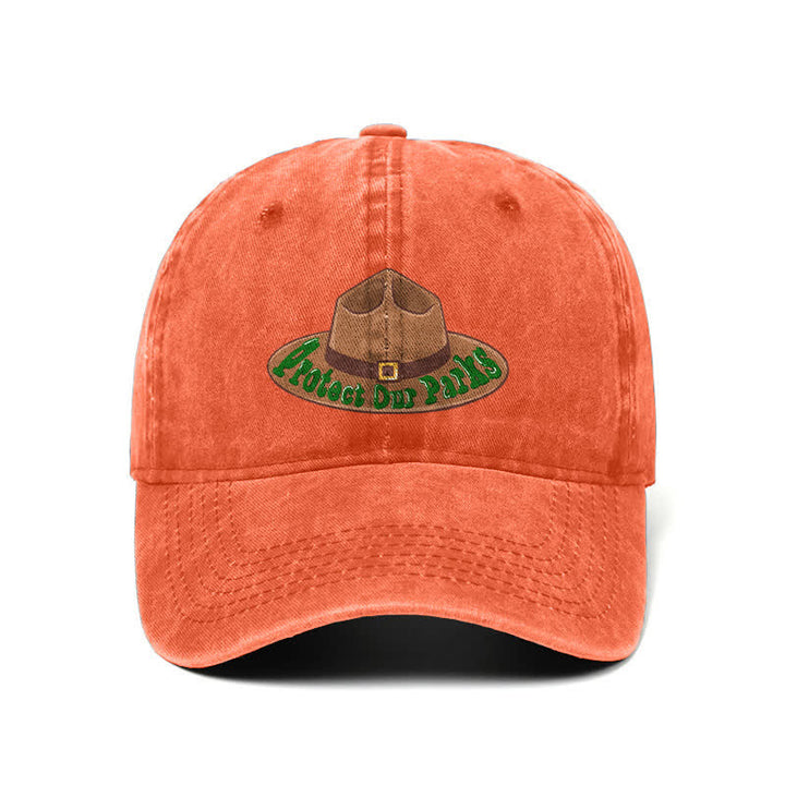Protect Our Parks Cowboy Hat Print Adjustable Baseball