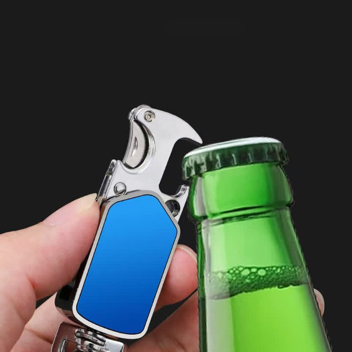 Multifunction 360 Degree Rotatable Keychain With Knife - image 4