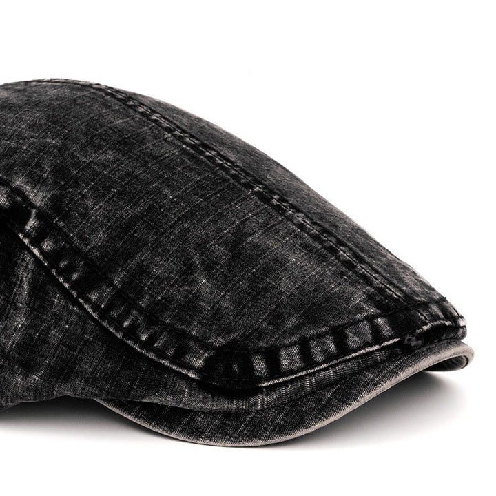 Spring & Summer Washed British Style Pure Cotton Beret - image 3
