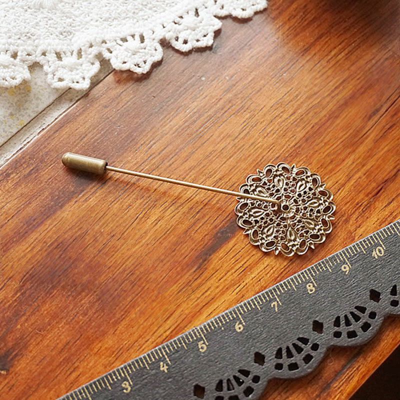 Handmade Creative Pinecone & Berry Brooch - image 3