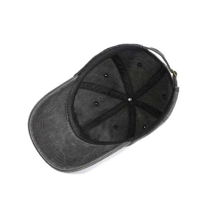 Halloween Pumpkin Head Embroidered Washed Baseball Cap Hat - image 2