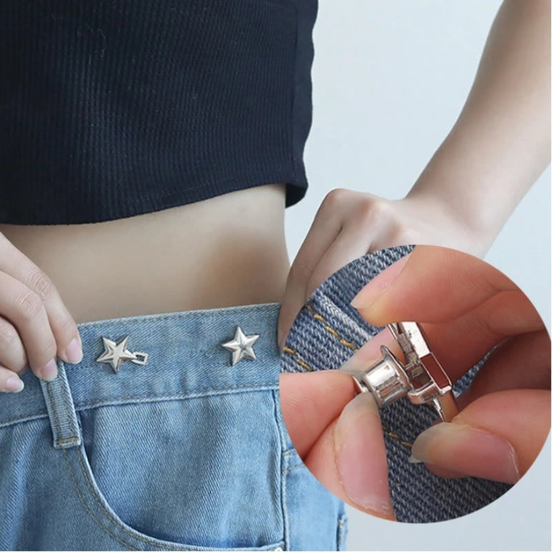Removable Waist Adjuster Pentagonal Star Shaped Belt Clip - image 1