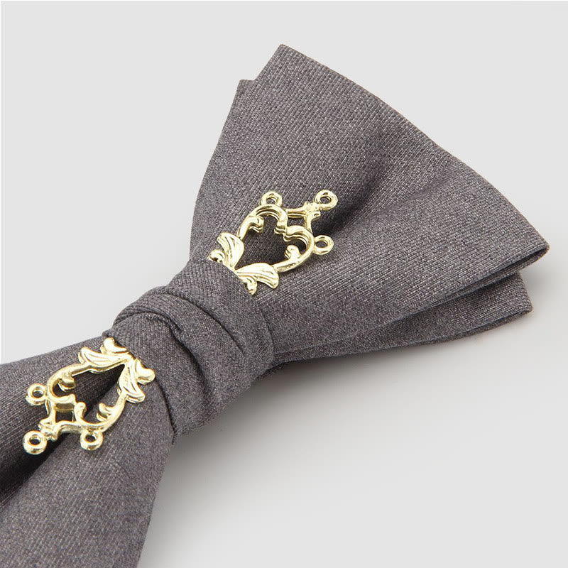 Men's Metallized Flower Festival Wedding Bow Tie - image 2