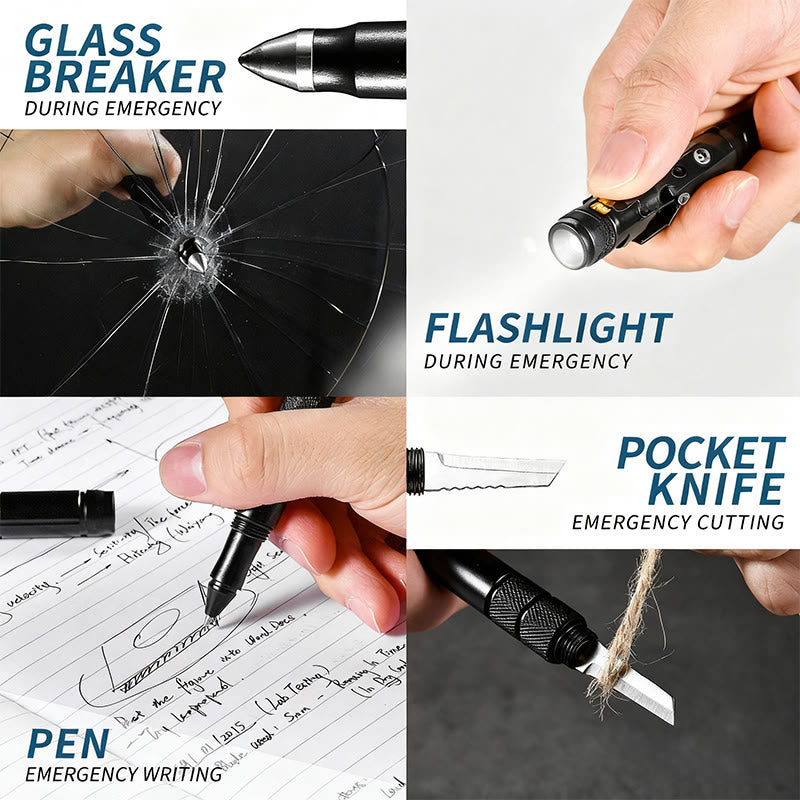 Outdoor Self-Protection Window-Breaker Small Knife Tactical Pen - image 2