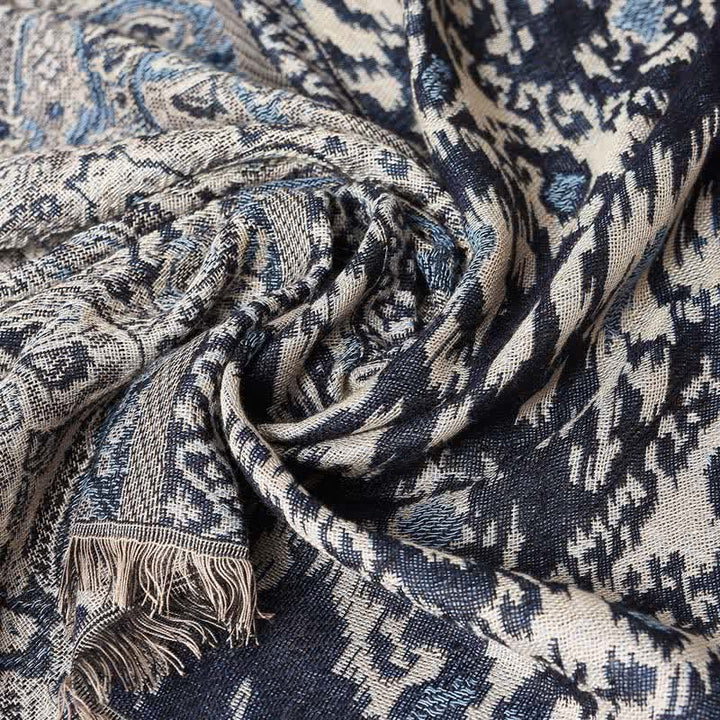 Ethnic Style Pattern Casual Scarf With Delicate Fringe - image 7