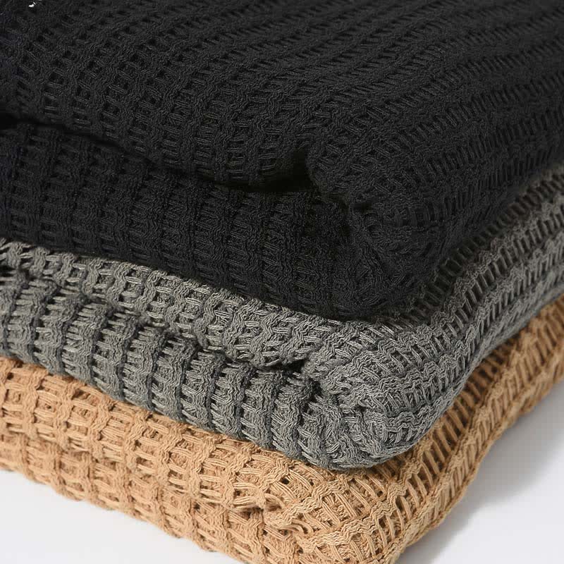 Elegant Hollowed-Out Design Knitting Scarf - image 4