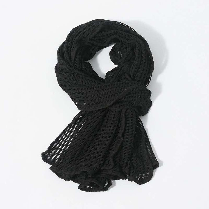 Elegant Hollowed-Out Design Knitting Scarf - image 6