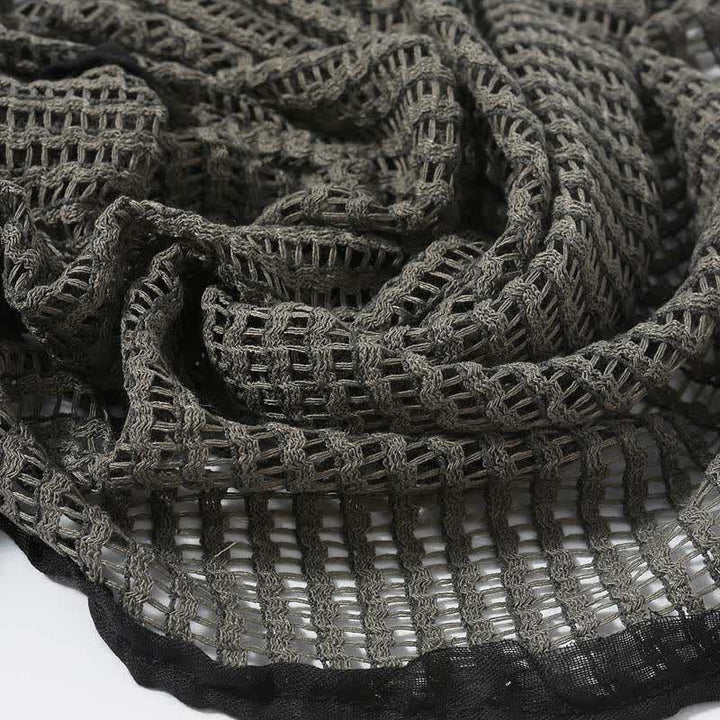 Elegant Hollowed-Out Design Knitting Scarf - image 2