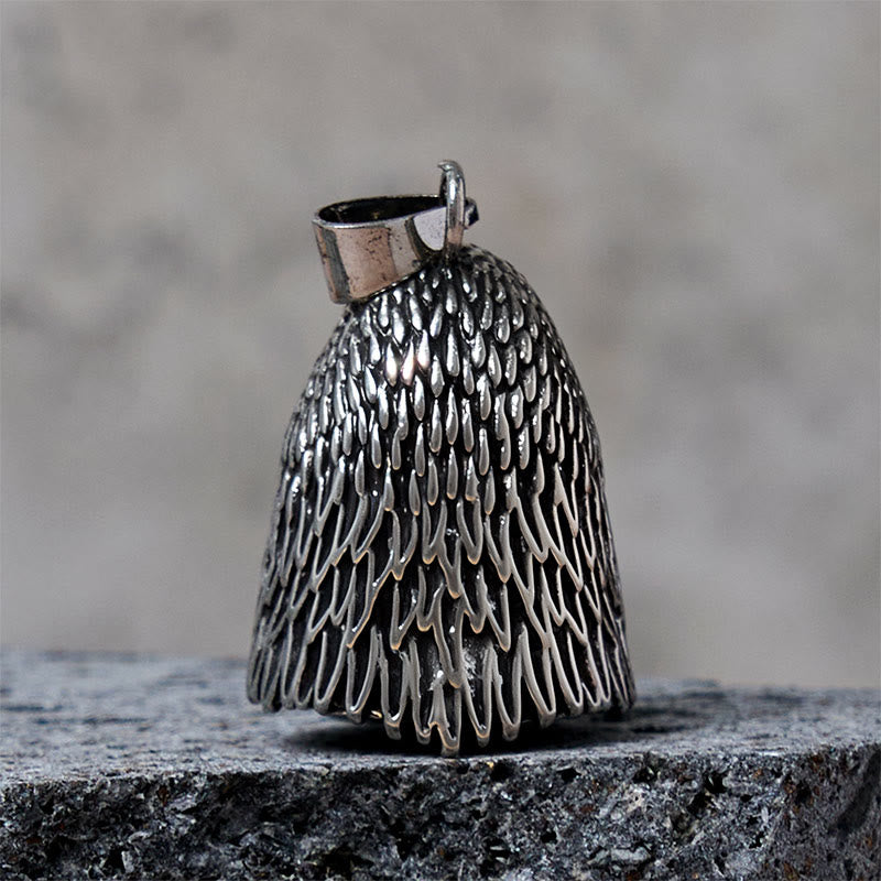 Vintage Bald Eagle Style Riding Bell Keychain - image 4