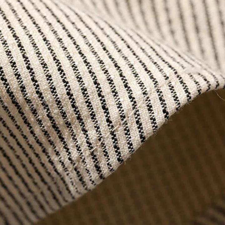 Vintage Beige Woven Stripe Western Cowboy Shirt - image 6