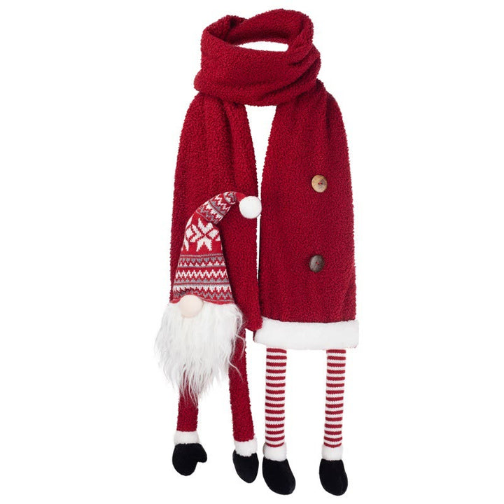 Creative Christmas Santa Claus Red Winter Scarf - image 2
