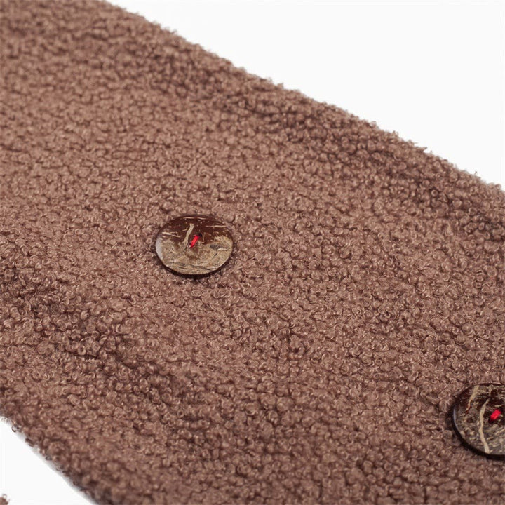 Christmas Brown Cute Elk Winter Warm Scarf - image 4