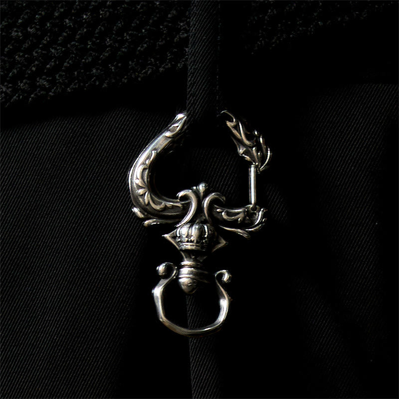 Vintage Rotatable Heart-shaped Polished Metal Keychain - image 2